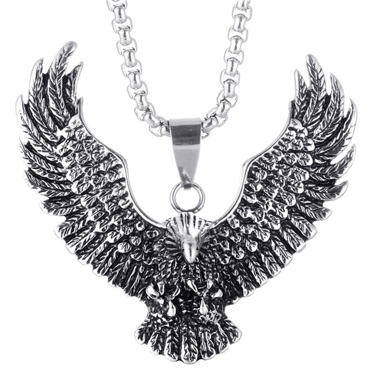 Soaring Eagle Pendant Necklace: Wear a symbol of freedom and courage