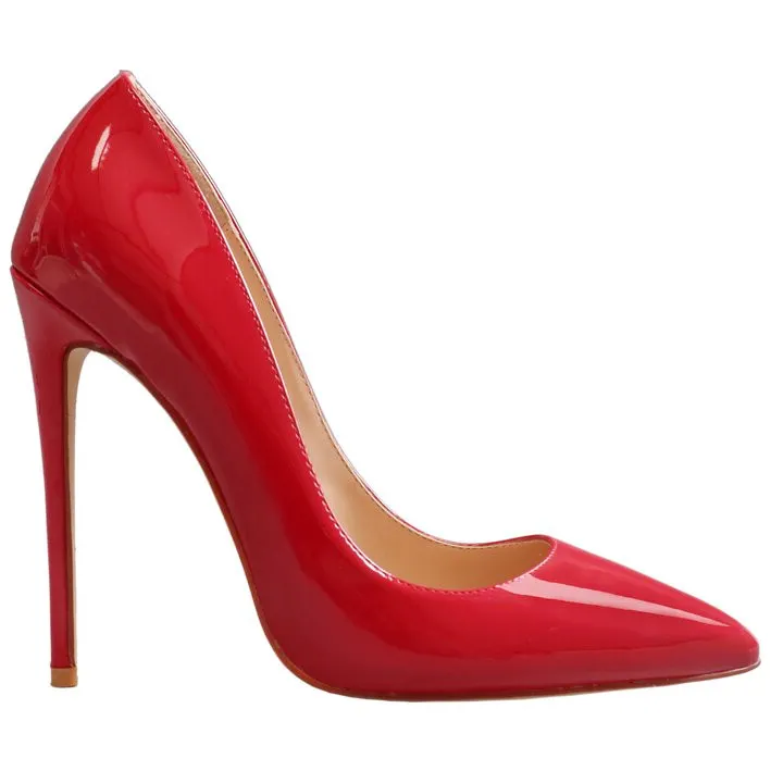 120mm Women's Party Daily Patent Pumps-vocosishoes