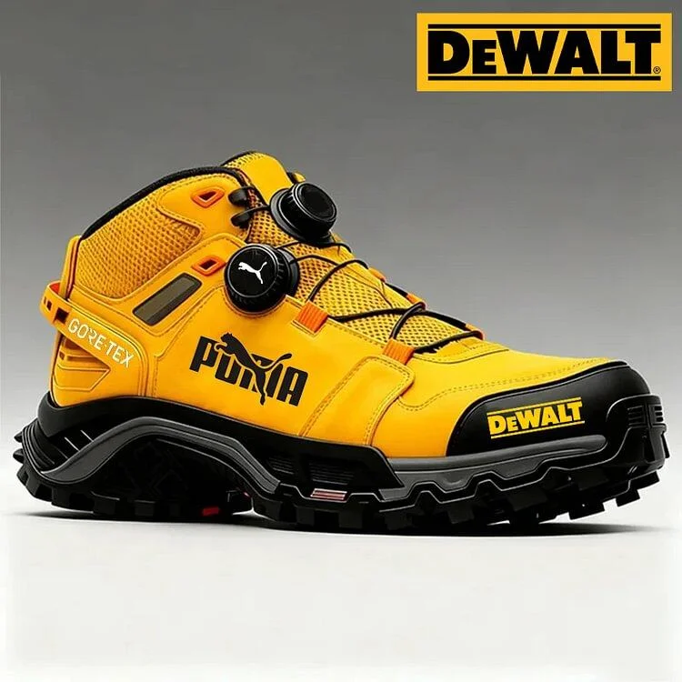 Męskie buty robocze PUMA&reg; i DEWALT są wodoodporne i odporne na przebicie.