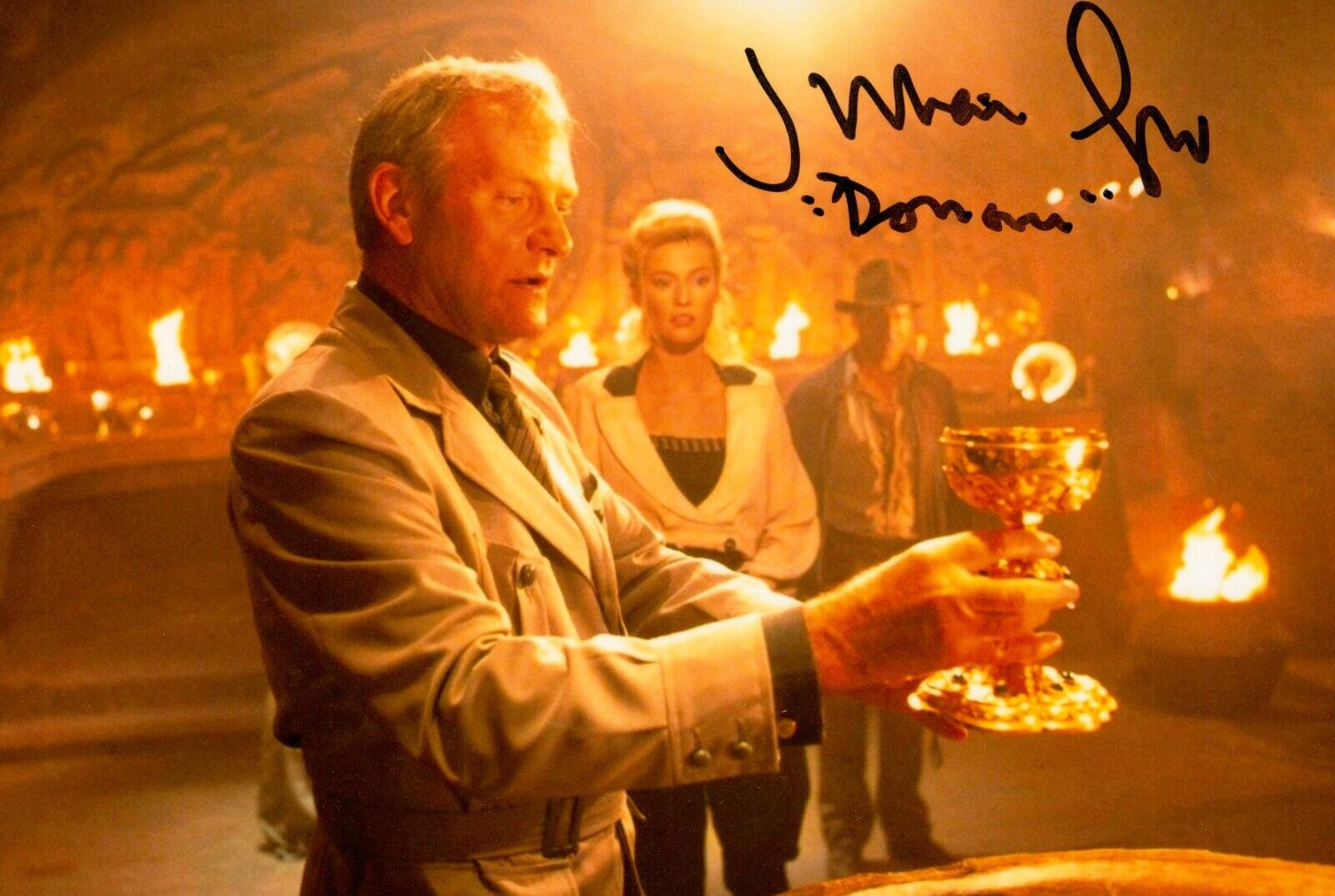 Julian Glover Signed 6x4 Photo Poster painting Indiana Jones Harry Potter Bond Autograph + COA