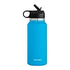 40oz Insulated Cup Mug Straw Lid Stainless Steel Thermos Water Bottle Wide Mouth