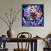 Diamond Painting -DIY Round Drill Dreamcatcher Owl(40x40cm)