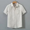 Men's Cotton and Linen Casual Shirts