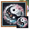 (Multi-Style) Tai Chi-11CT Stamped Cross Stitch 40*40cm/15.75*15.75in