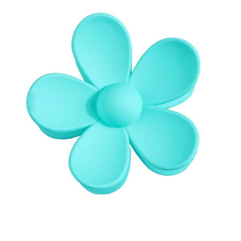 Women’s Sweet Korean Style Flower Plastic Stoving Varnish Hair Claws