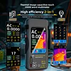 BSIDE Thermal Imaging Camera Multimeter, 320 x 320 IR Resolution with 15 Thermal Palettes, 20000 Counts with 3.98 Inch Touch LCD, Measuring Cap, AC Clamp, Temperature Diode for Electrical Home Electronic Inspection