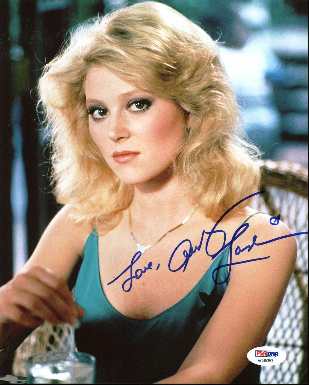 Judy Landers Sexy Authentic Signed 8X10 Photo Poster painting Autographed PSA/DNA #AC45353