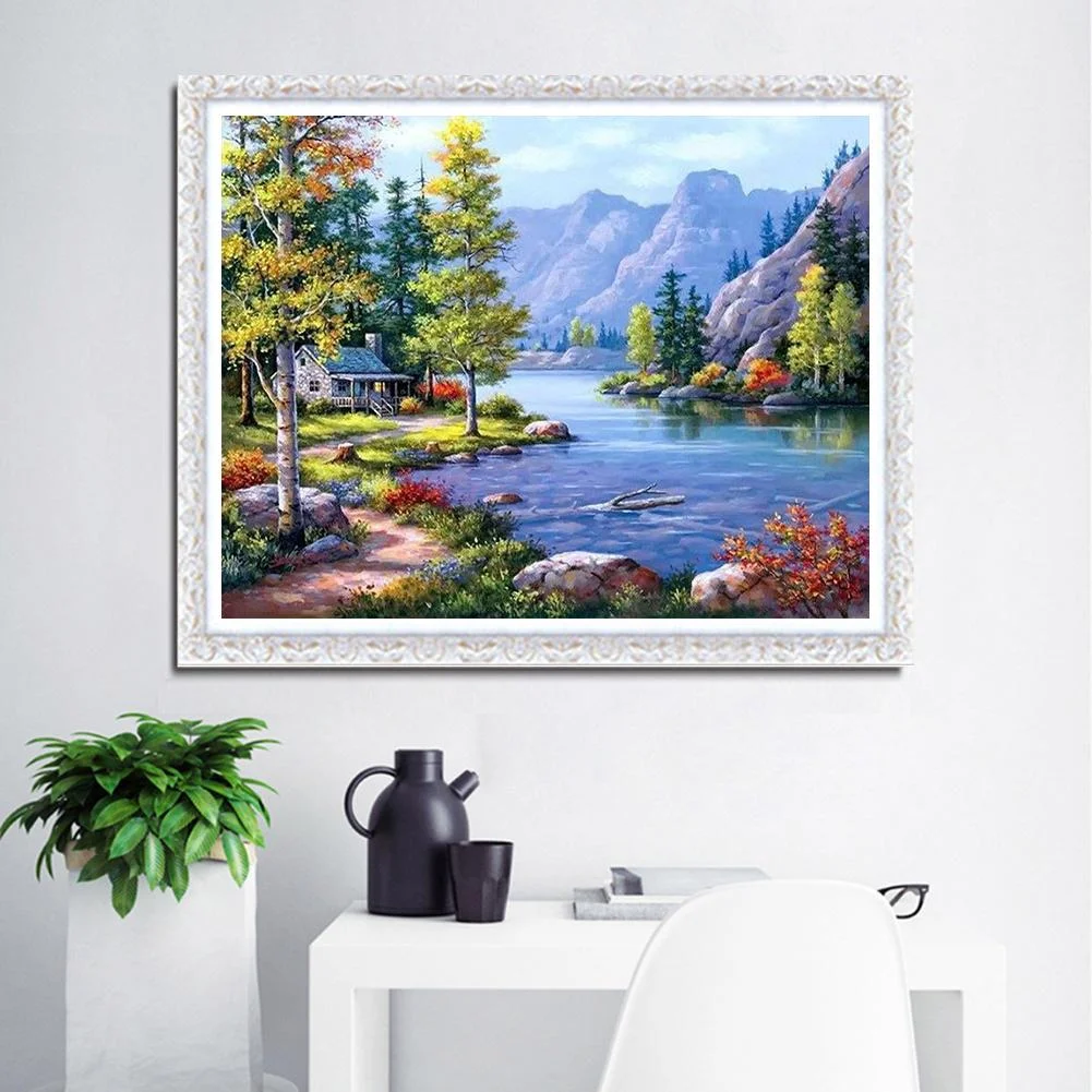 Diamond Painting - Full Round Drill - Scenery