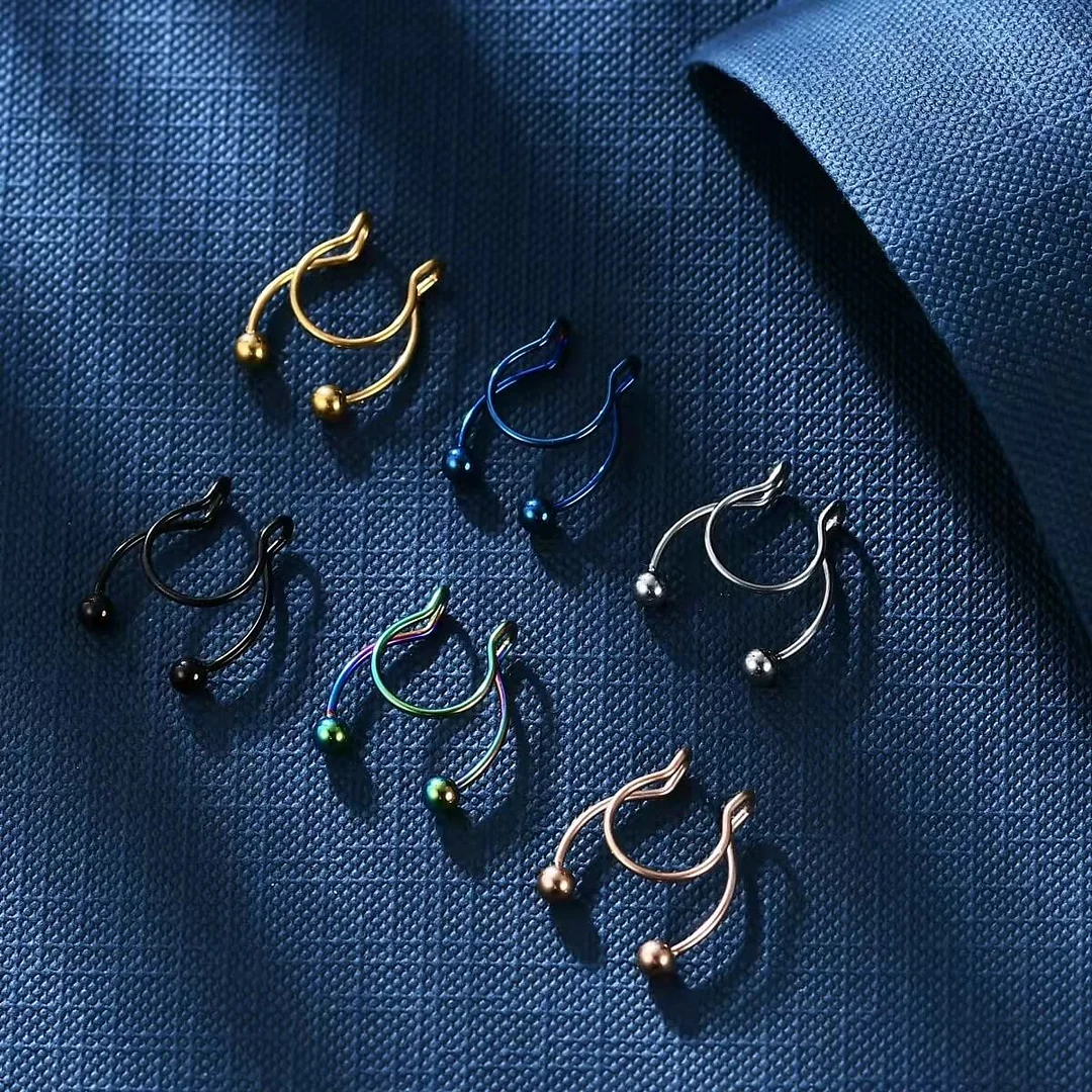 FAKE SEPTUM NOSE RING