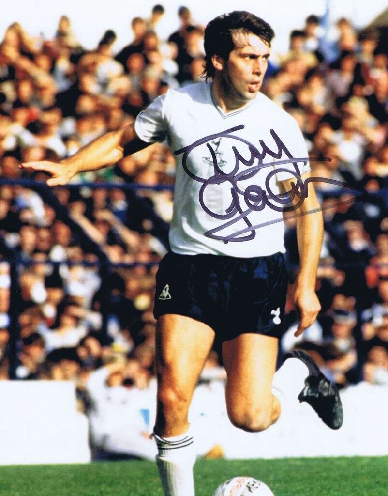 TONY GALVIN - TOTTENHAM LEGEND - BRILLIANT SIGNED COLOUR Photo Poster paintingGRAPH