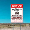 Notice This Is Not A Gun Free Zone - Vintage Metal Signs - 20*30cm/30*40cm - Warning