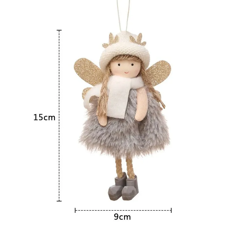 Angel Doll Christmas Tree Hanging Ornaments Pendant New Year Christmas Decorations for Home Navidad 2022 Natal Noel Kids Gift