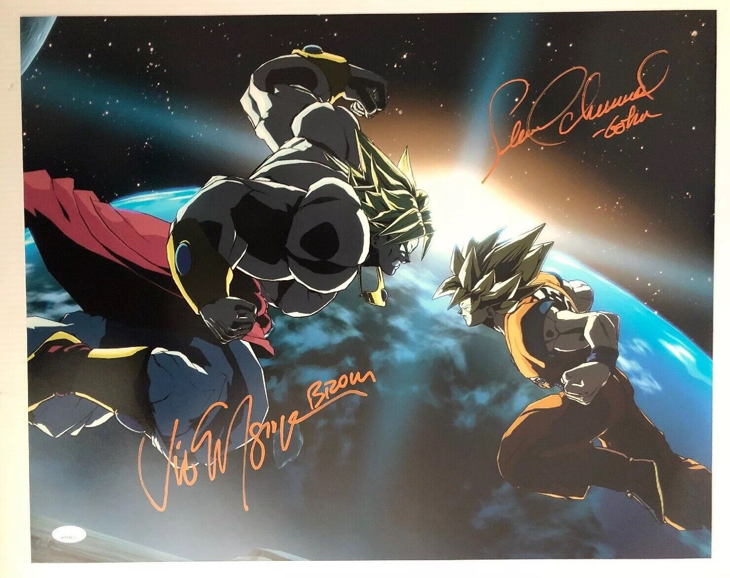 Sean Schemmel Vic Mignogna Signed Autographed 16x20 Photo Poster painting Dragon Ball Z JSA COA