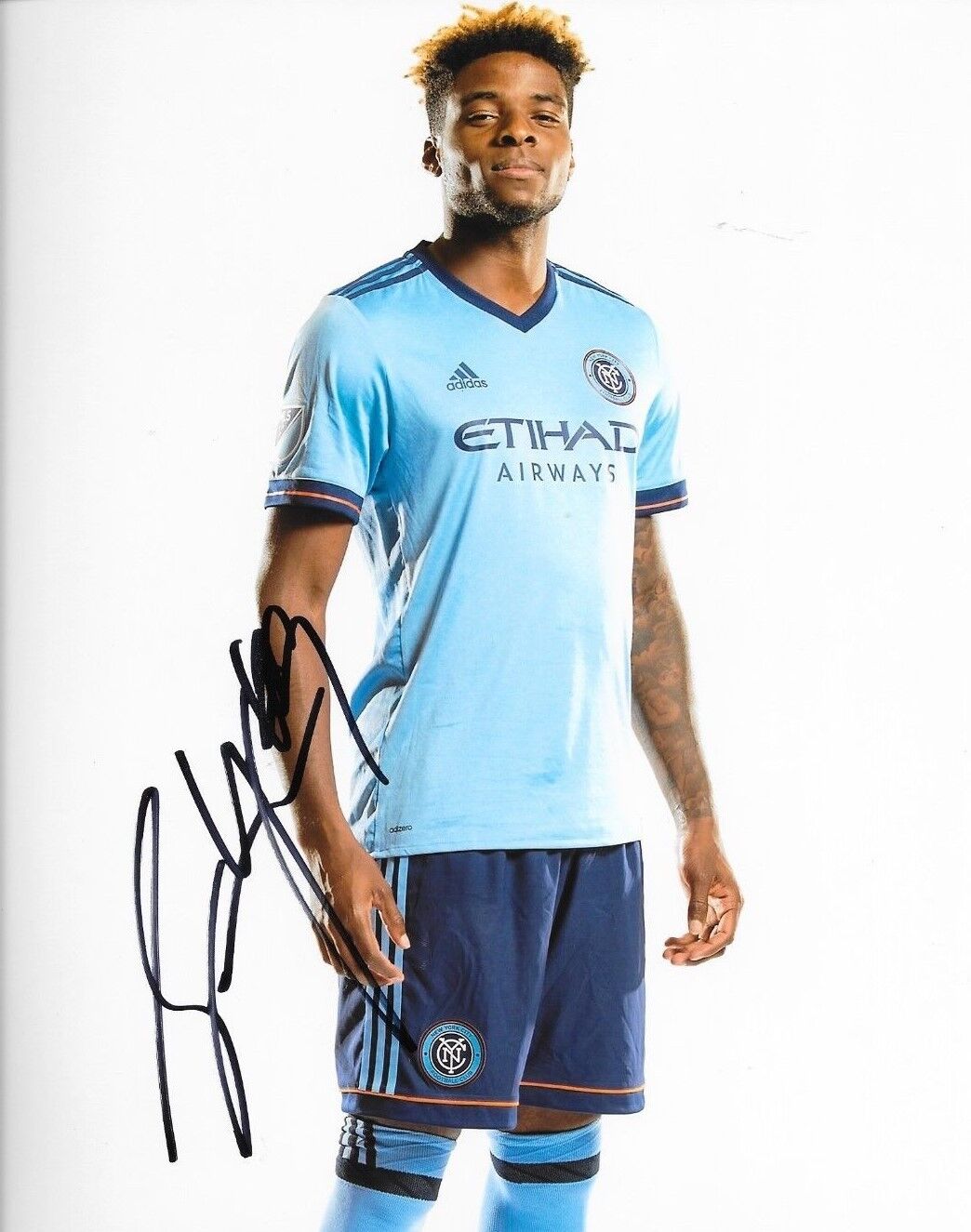 Sean Okoli signed New York City FC 8x10 Photo Poster painting autographed NYCFC MLS Soccer 2