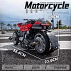 Technology machinery group moc adult assembly electric flying motorcycle electric building blocks model toy