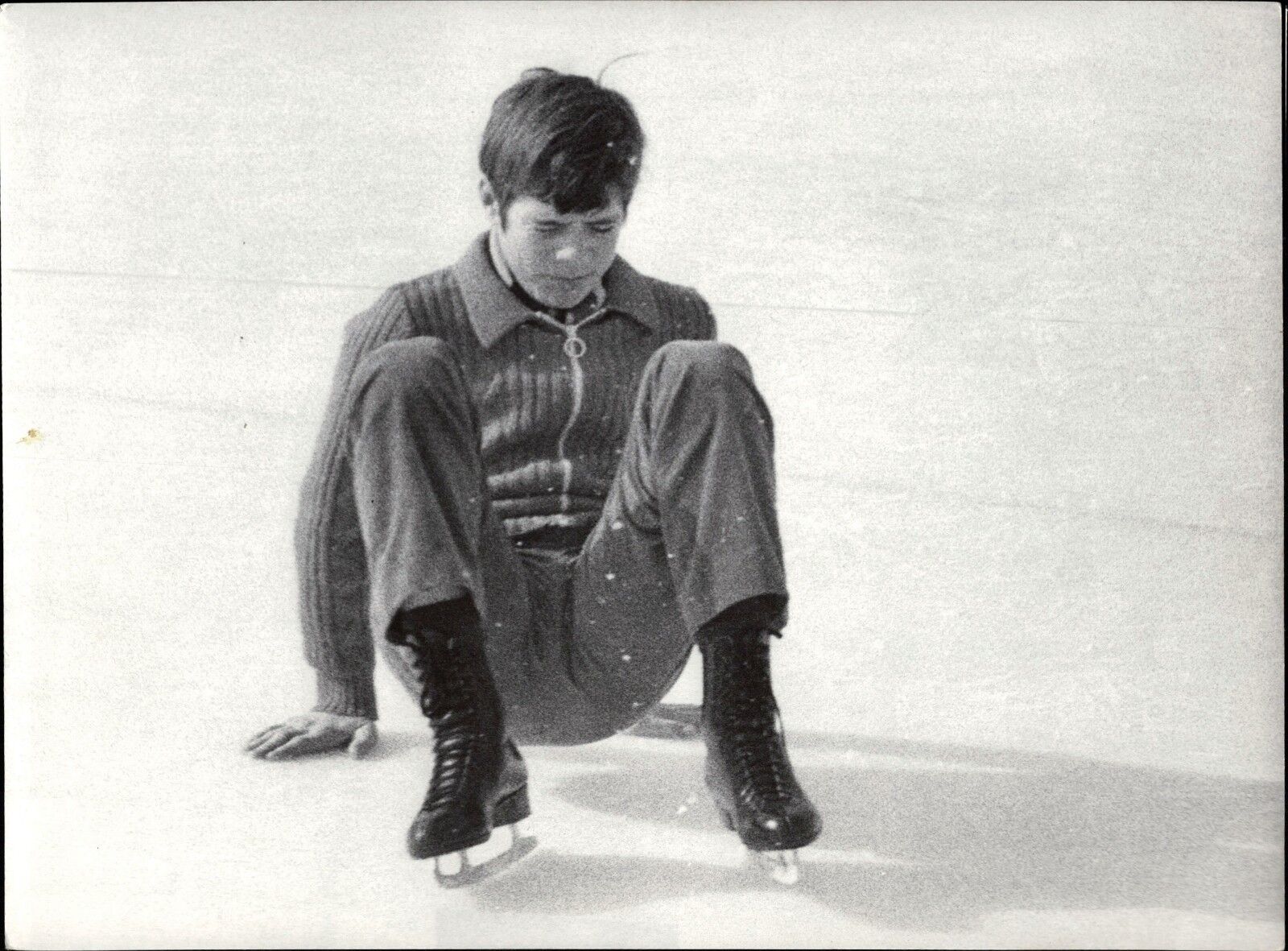 Heintje - Ice-Skating - Vintage Press Photo Poster painting Norbert Unfried (U-3883