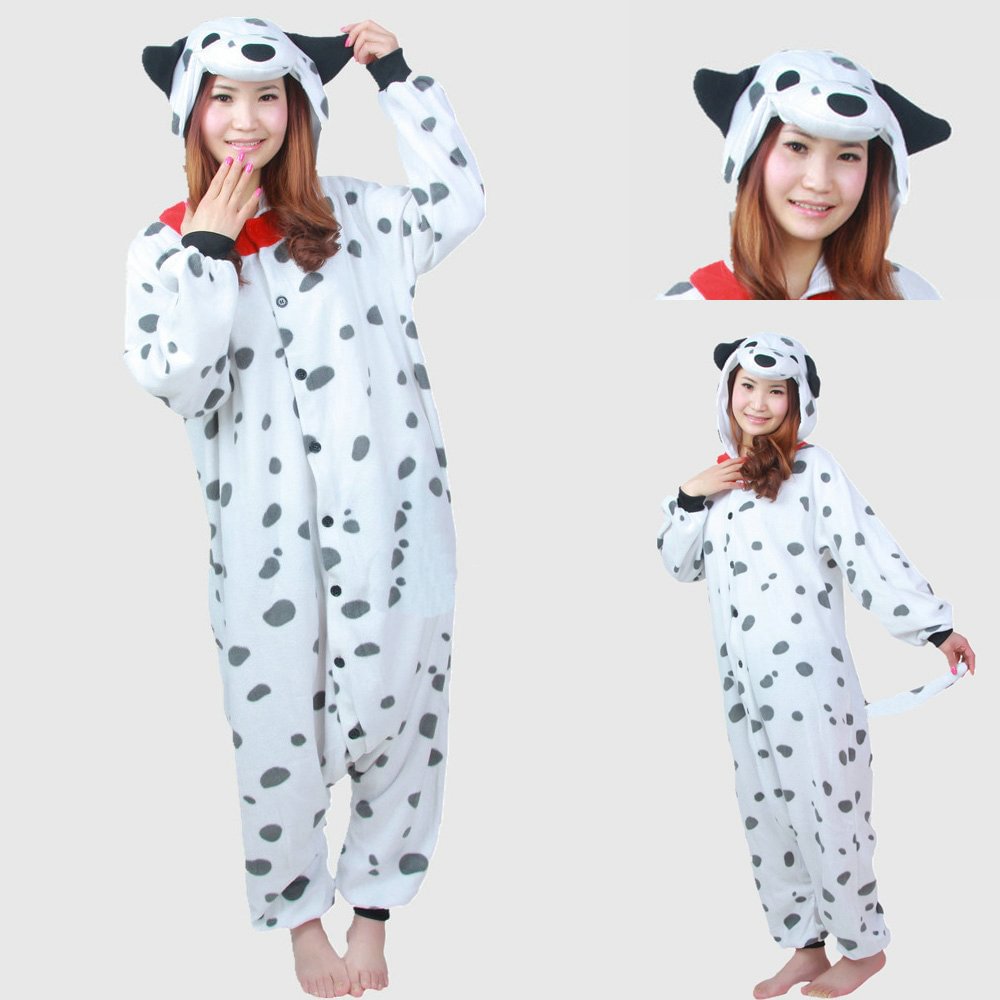 Spotty Dog Pajamas Kigurumi Onesie Costume Hoodie Cartoon-Pajamasbuy