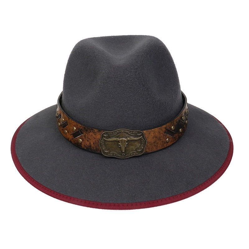 Tibetan Hat Autumn And Winter New Women’s Tibetan Cowboy Hat Men’s And Women’s Outdoor Cow Head Accessories Hat