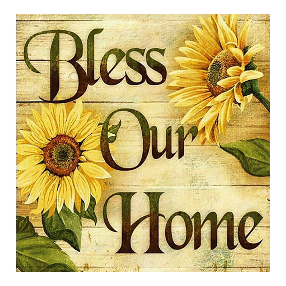 

Sunflower - 11CT Stamped Cross Stitch - 50*50CM, 501 Original