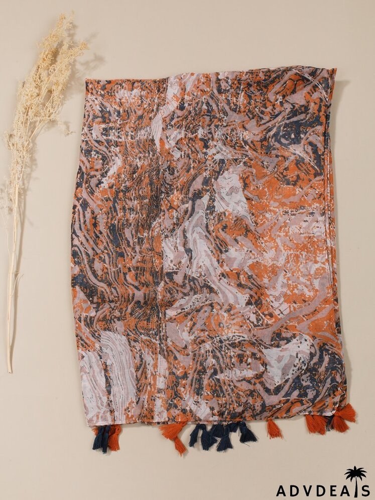 Allover Print Scarf