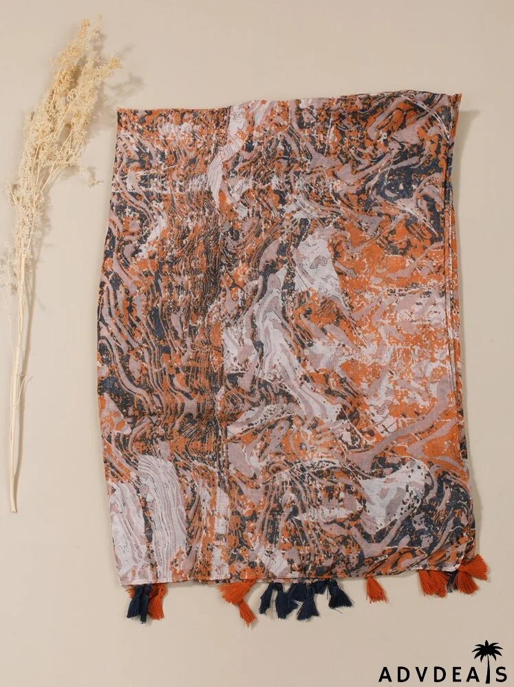 Allover Print Scarf