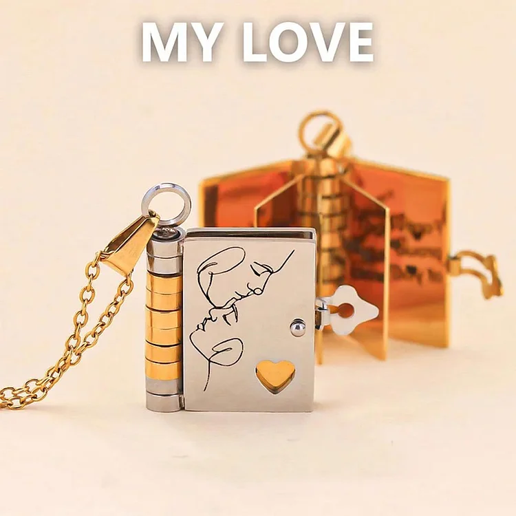 For Love - You're So Amazing Book Necklace
