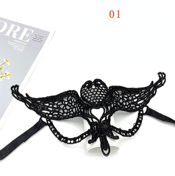 Women Hollow Lace Masquerade Face Mask