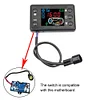 Air Diesel Parking Heater LCD Monitor Switch +Remote Control 12V/24V LCD Display