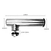 Stainless Steel Clamp on Rod Holder Fishing Supplies for Boat Marine Kayak Yacht