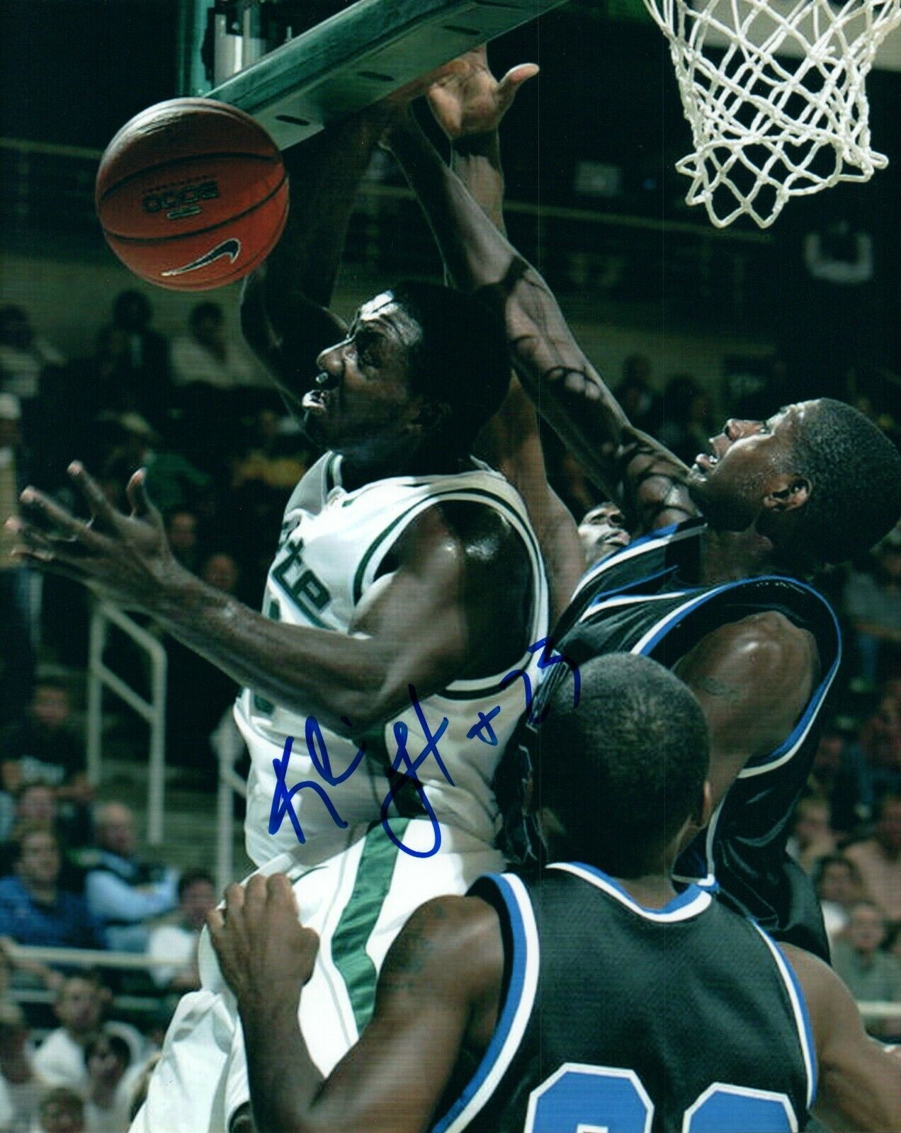 Kelvin Torbert NCAA College Michigan Hand Signed Autograph 8x10 Photo Poster painting