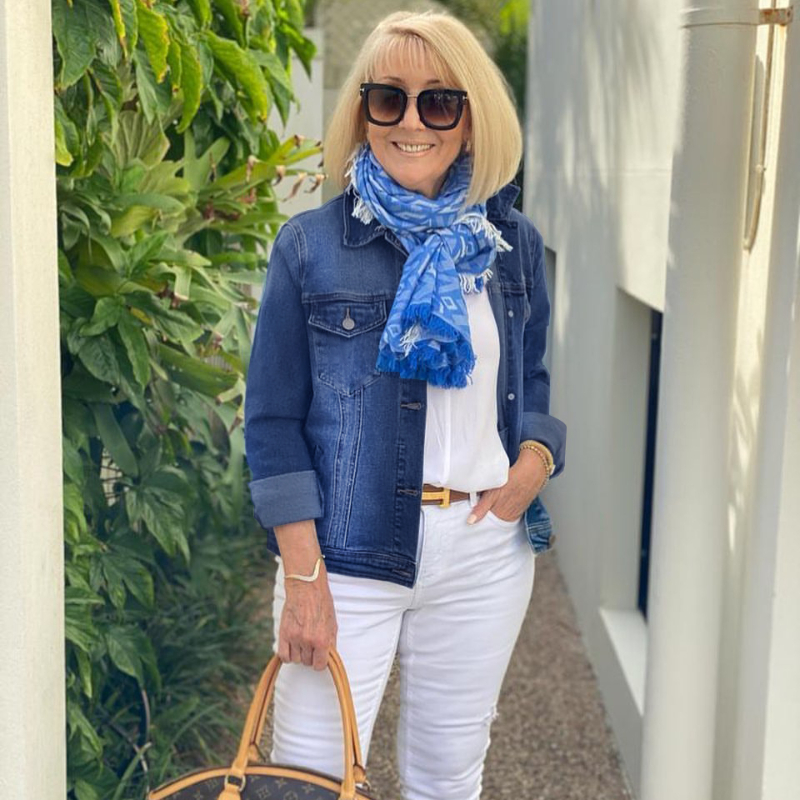 Plus Size Denim jacket top