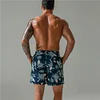 Gioiacombo&trade; Pantaloncini da spiaggia da uomo stampati a doppio strato