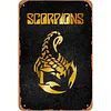Scorpions - Panneaux en &eacute;tain m&eacute;tallique(20*30cm/30*40cm) - Musique