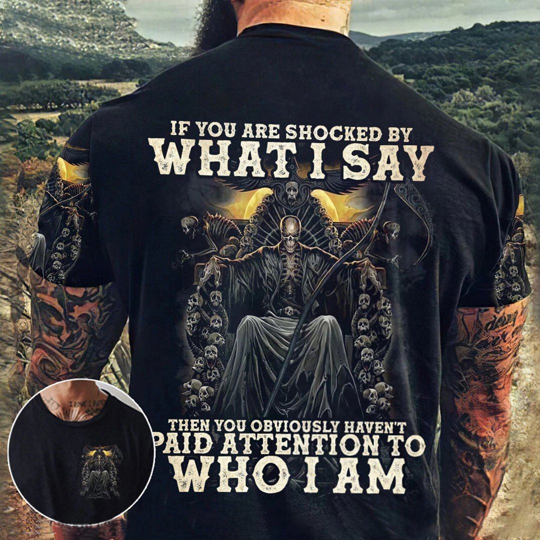Who I Am Skull Men's Short Sleeve T-Shirt
