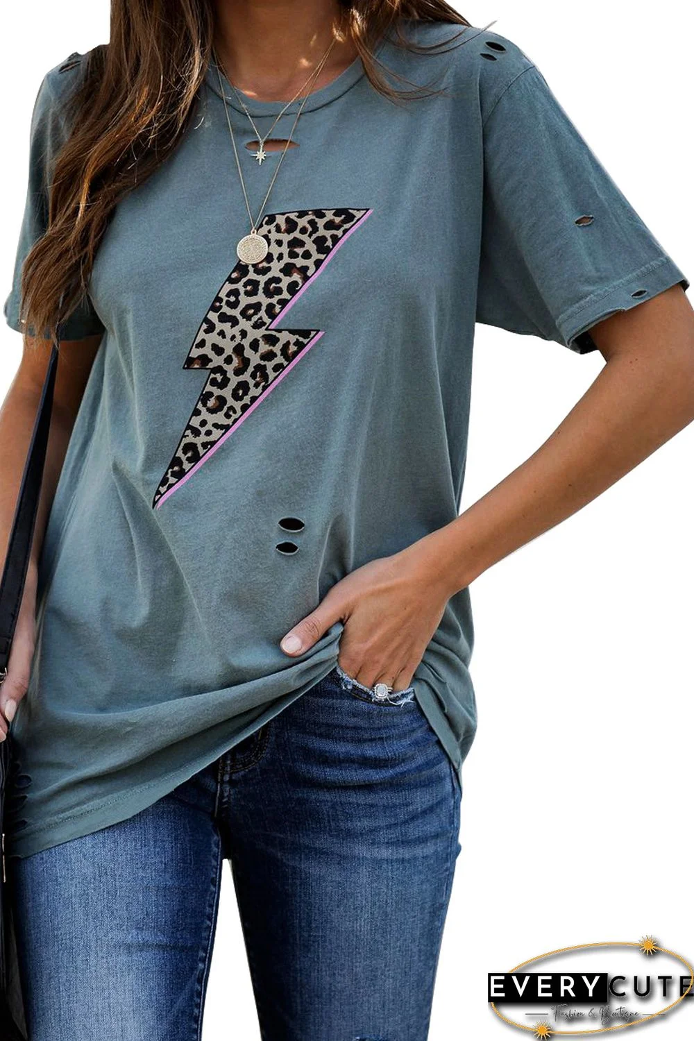 Supernova Distressed Cotton Tee