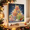 DIY Special Shape Diamond Painting Pearl Art With Inner Frame Kit 25x25cm(Christmas Gift Tree)
