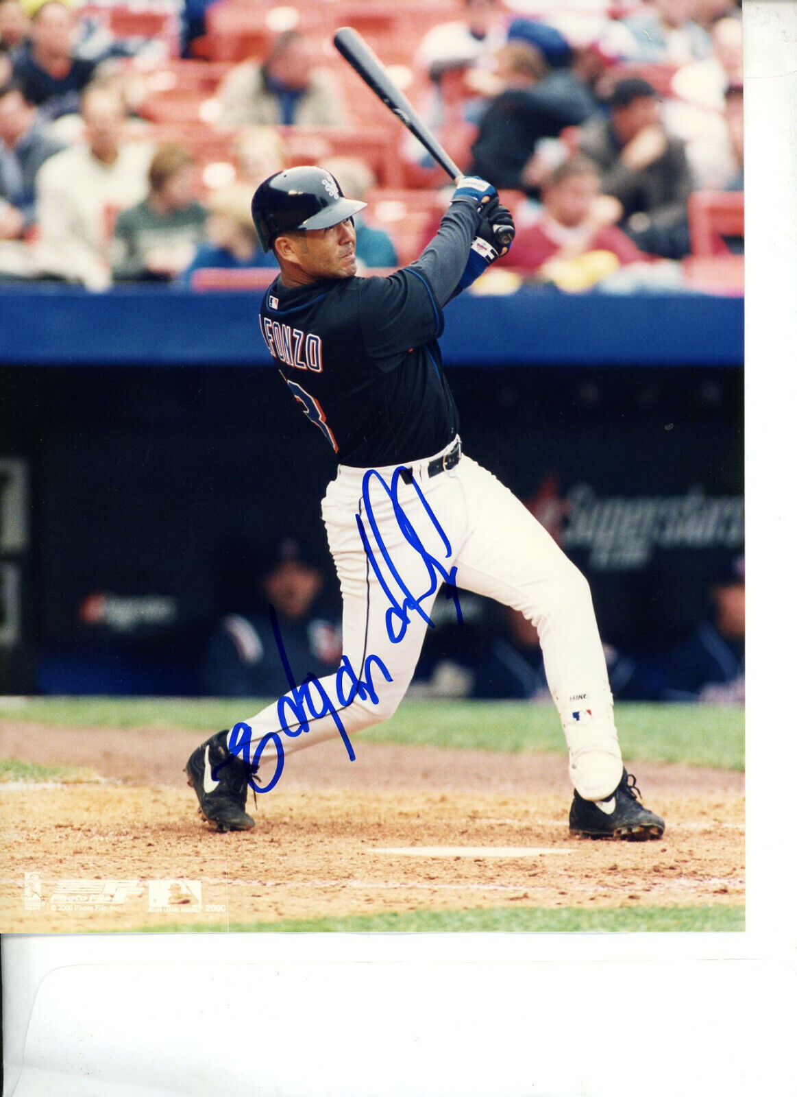 Edgardo Alfonzo autographed 8x10 New York MetsS106