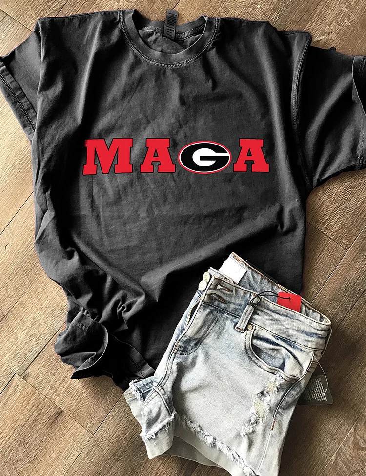 Women's Georgia Bulldogs Football T-Shirt