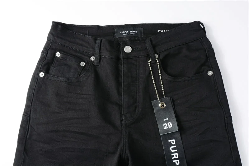 Purple Fashion Jeans 5023