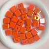 Flashing UV Plating Square Acrylic Beads DIY Bracelet Key Chain