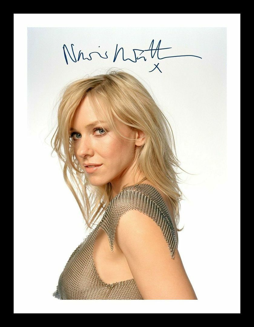 Naomi Watts Autograph Signed & Framed Photo Poster painting