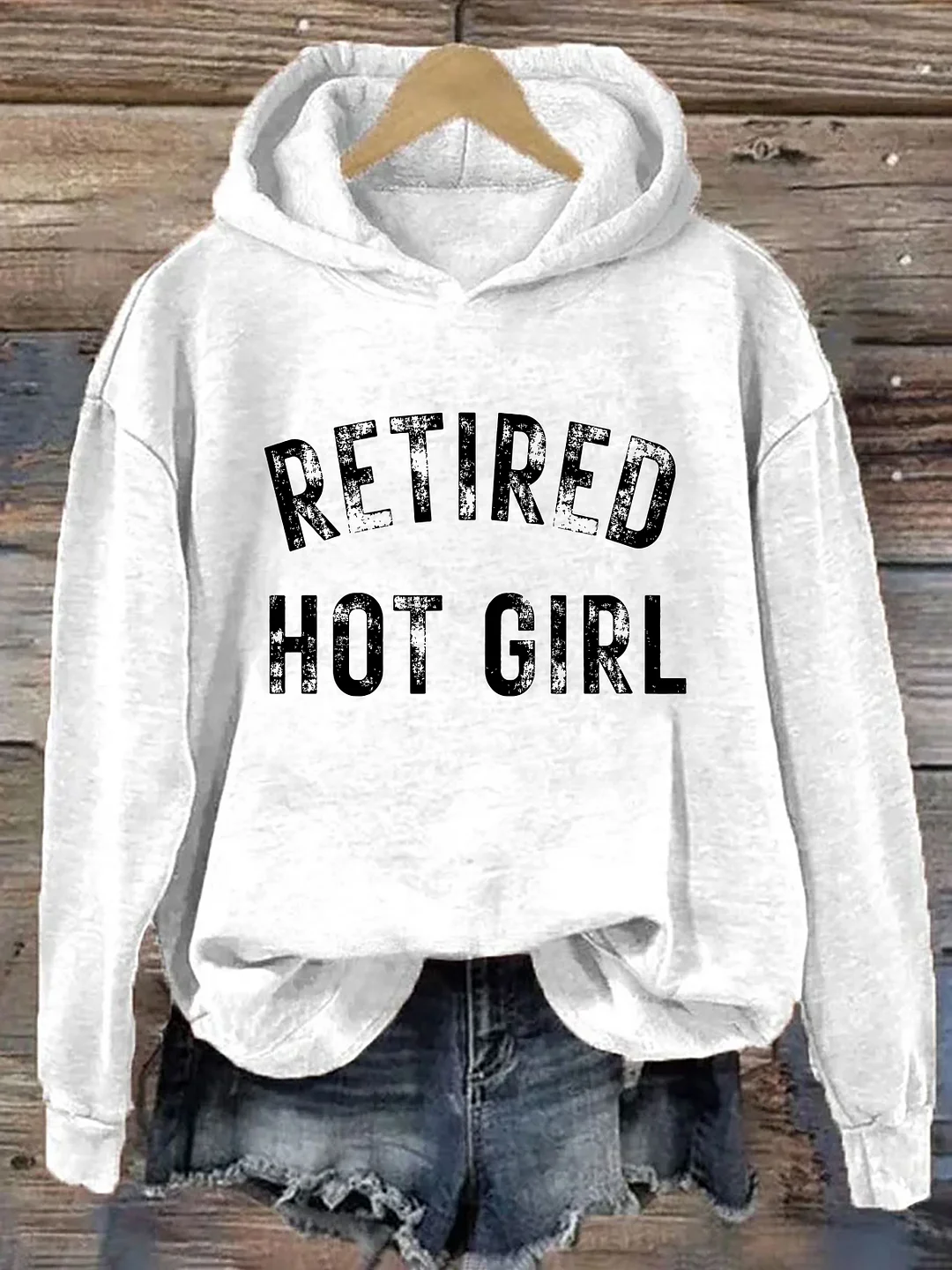 Retired Hot Girl Hoodie