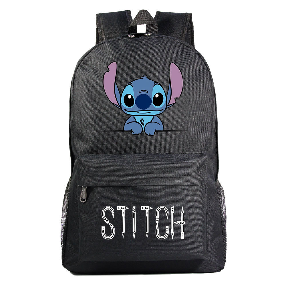 Lilo & Stitch Waterproof Backpack with Double Mesh Pockets - Fits 15-Inch Laptop-Mayoulove