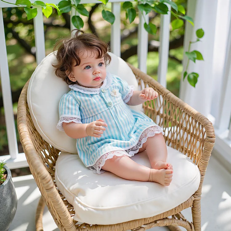[New] 20" Reborn Toddler Realistic Brown Hair Baby Doll Girl Bowera