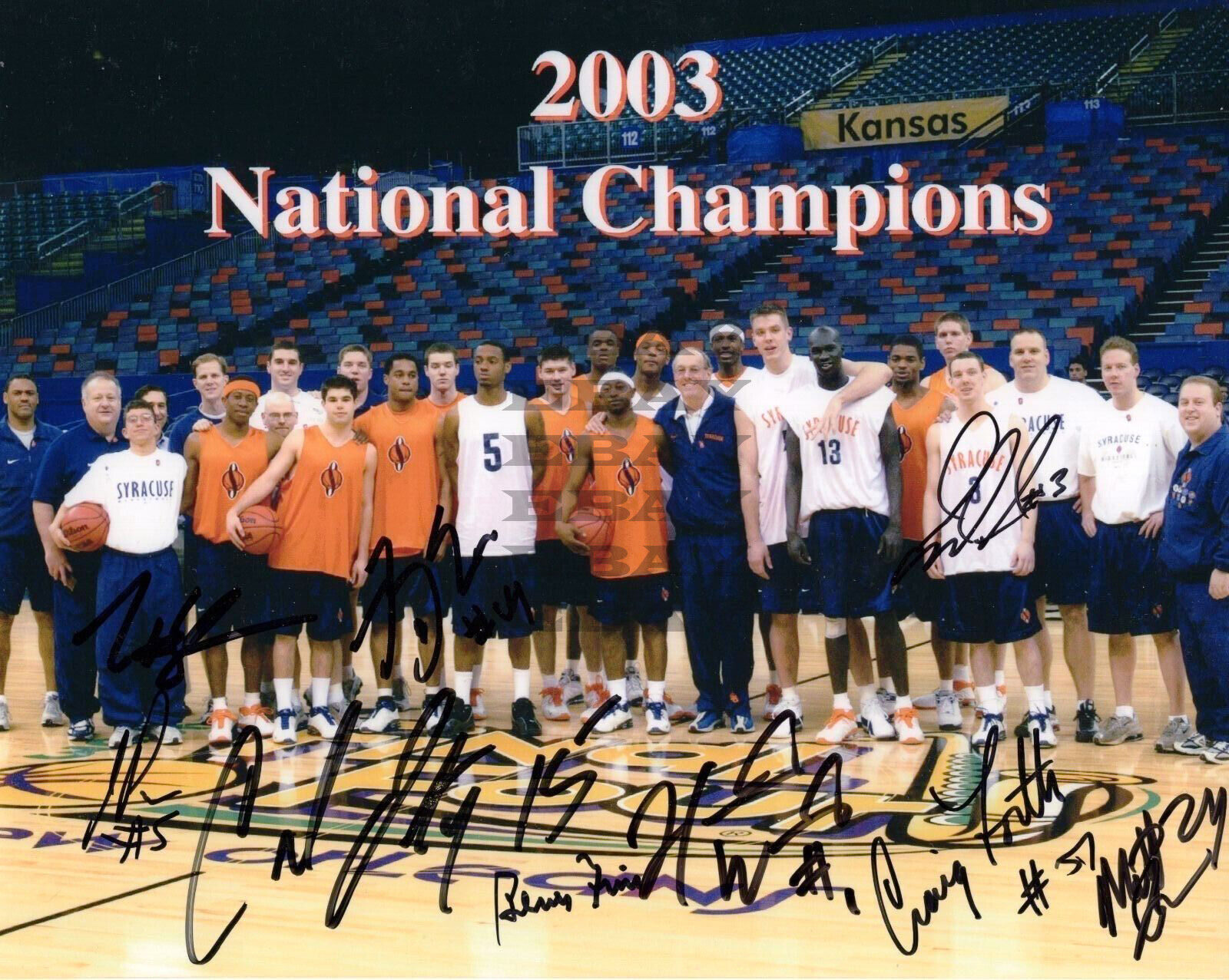 SYRACUSE BASKETBALL 2003 CARMELO ANTHONY Signed 8x10 autographed Photo Poster painting Reprint