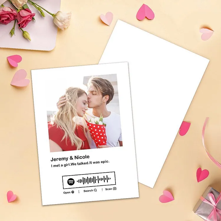 Custom Music Code Music Cards With Your Best Wishes