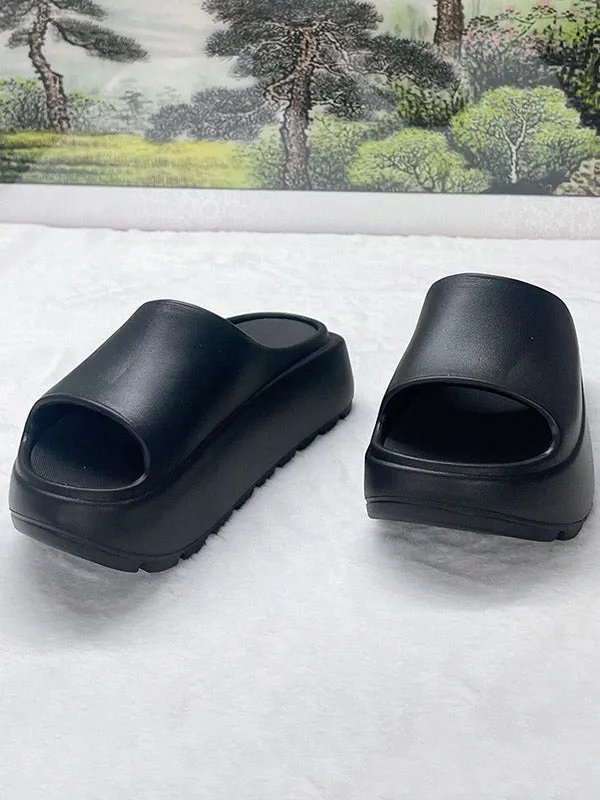 Open Toe Platform Shoes Slippers