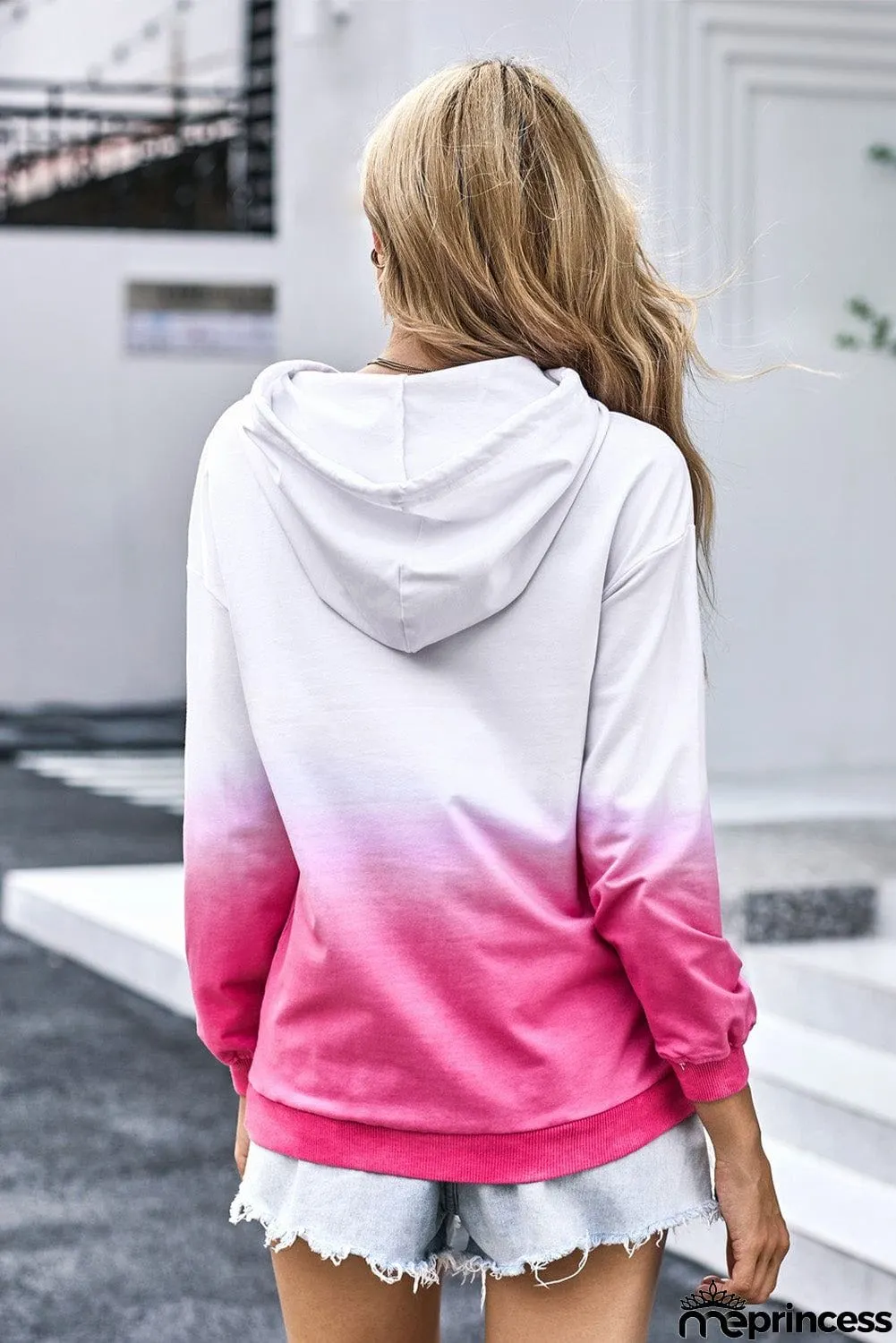 Gradient Long Sleeve Hoodie