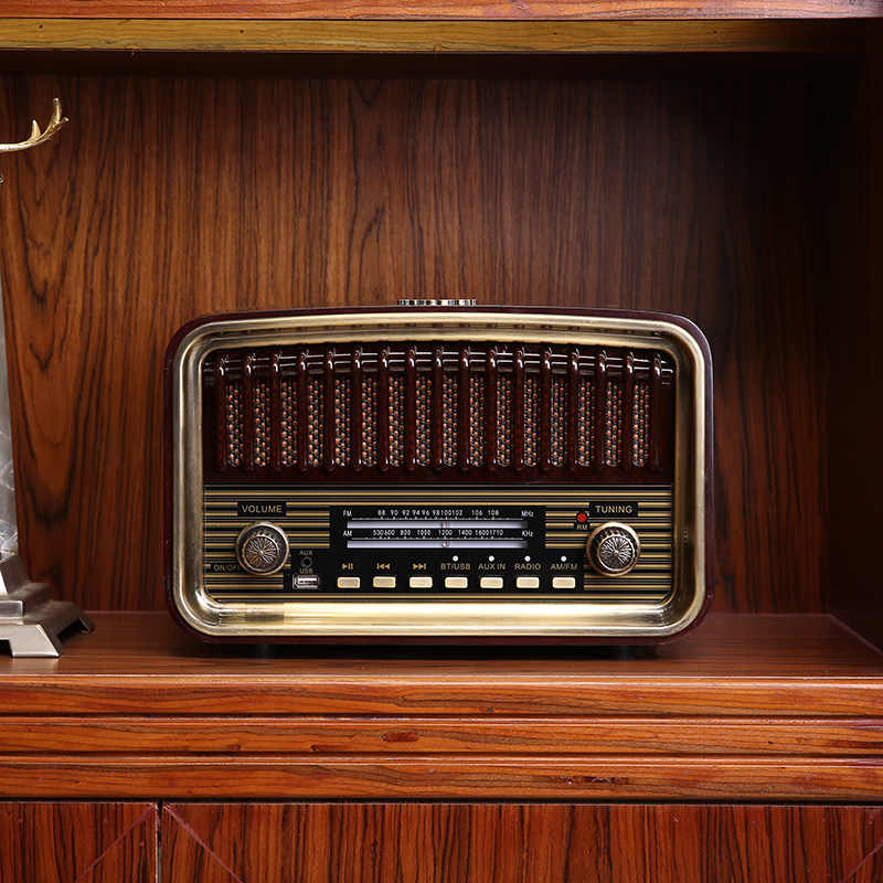 Retro Bluetooth Speakers,Vintage Decor,Small Wireless Speakers,Stereo