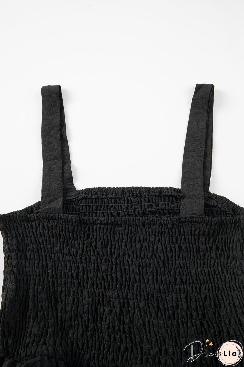 Casual Smocked Sleeveless Romper